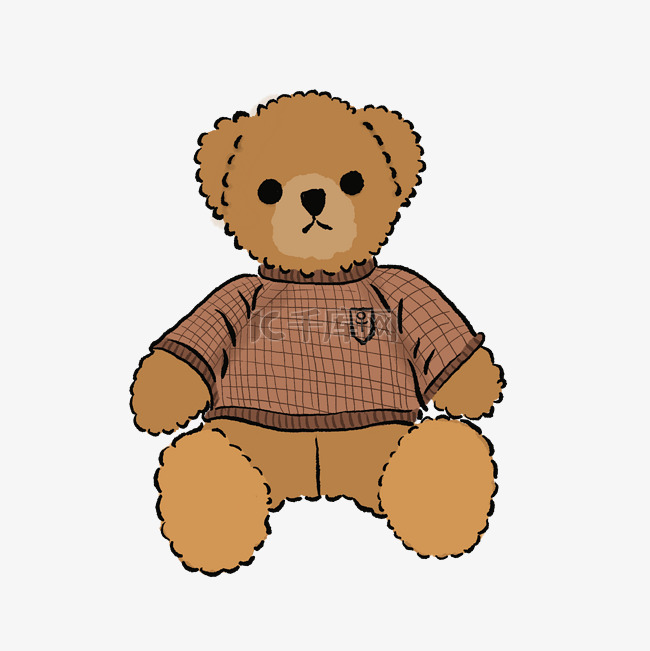 棕色泰迪熊玩具公仔布娃娃