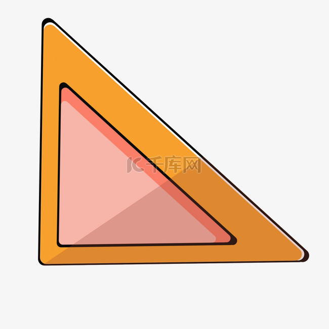 PPT三角形图标png免抠图