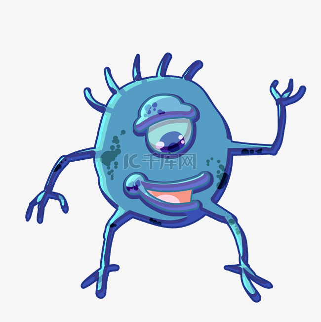 蓝色邪恶细菌