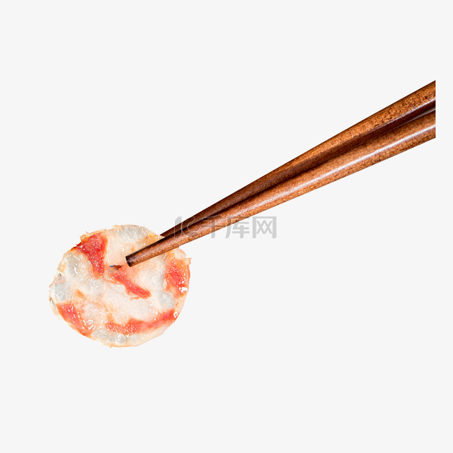 香肠新年年货熟食美食筷子夹肠