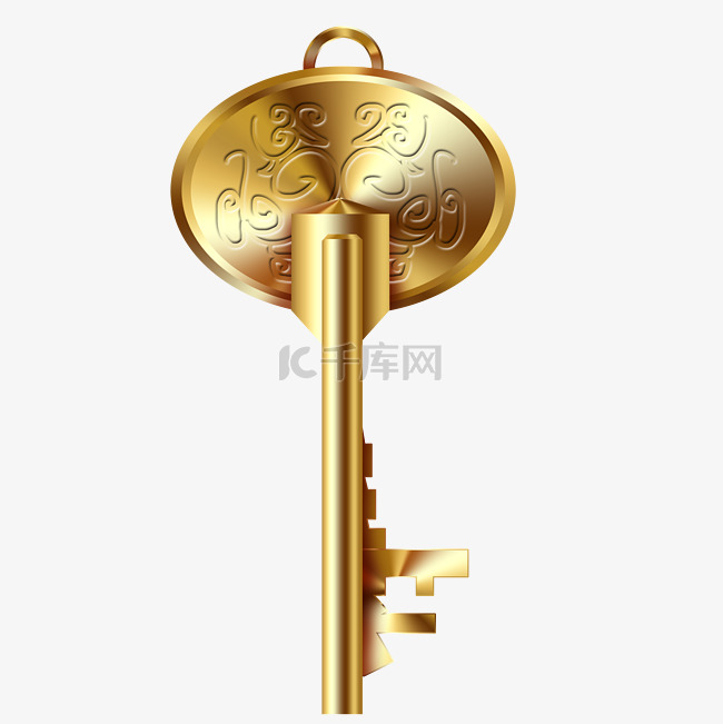 金色钥匙金属钥匙