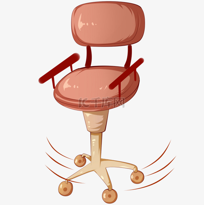 转椅座椅装饰插画