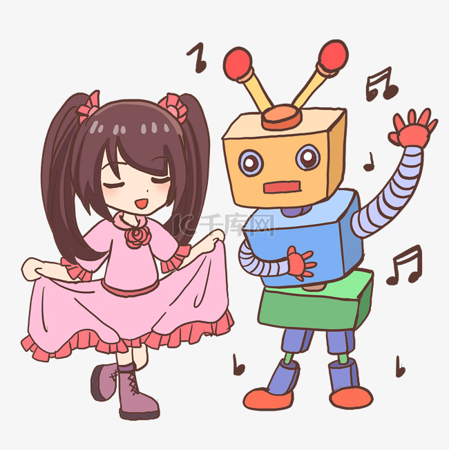 六一儿童节与机器人跳舞