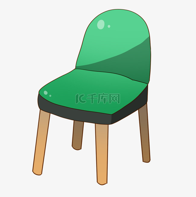  绿色椅子 