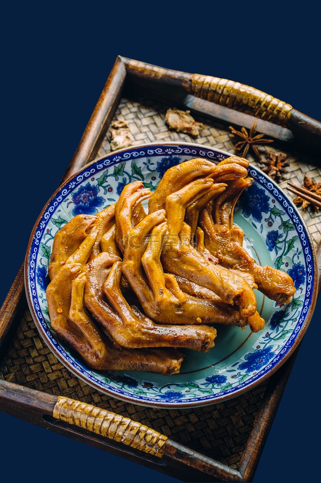 卤味美食卤鸭爪