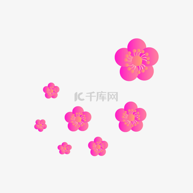 春天桃花PNG免抠素材