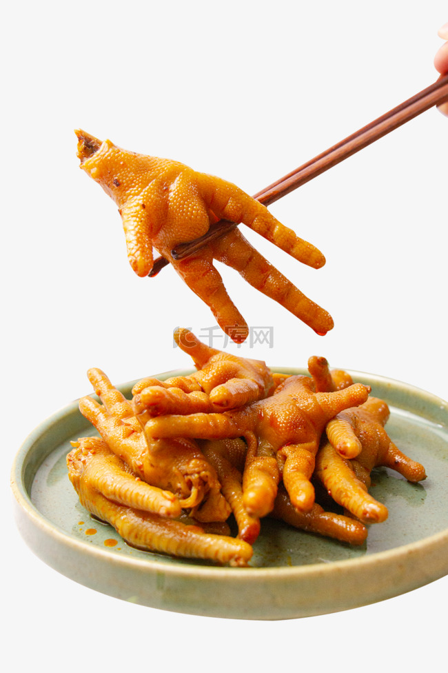 中式美食卤菜卤鸡爪