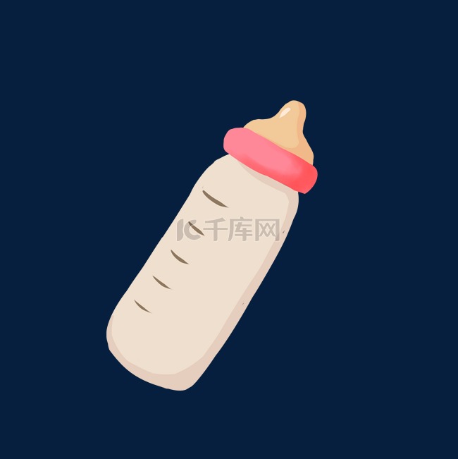 粉色母乳实感窄身奶瓶