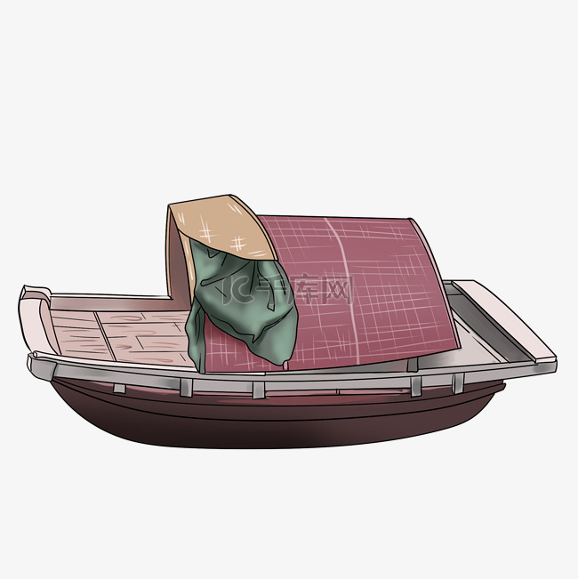木质渡船轮船