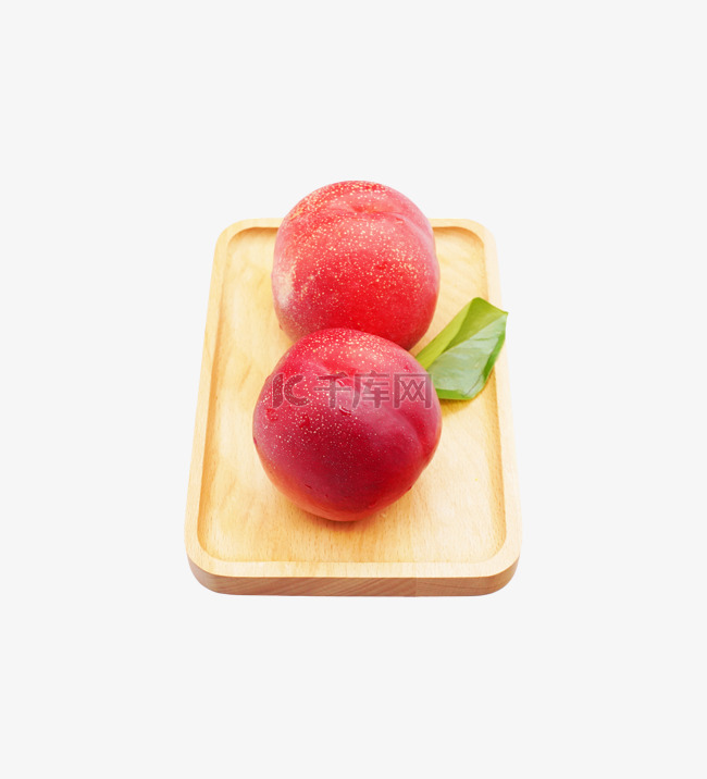 红色桃子水果