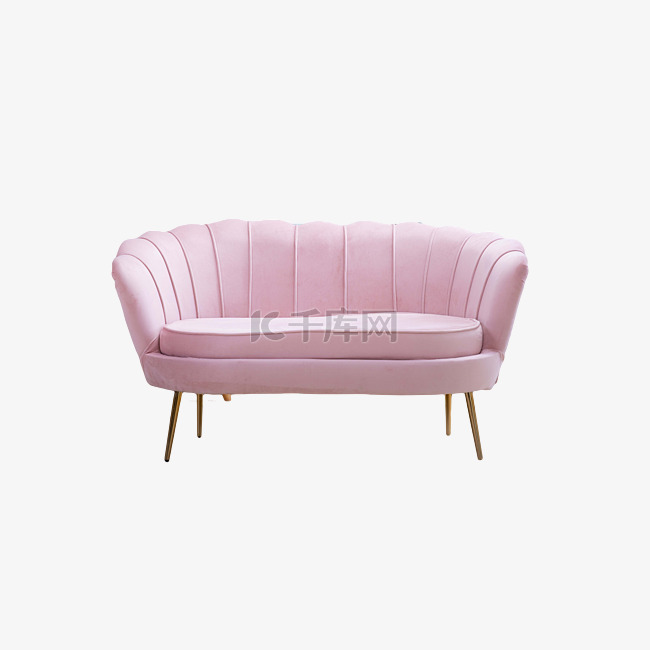 粉色简约沙发