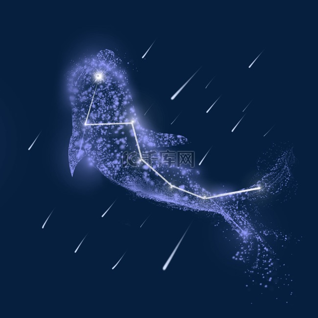 梦幻动物流星鲸鱼