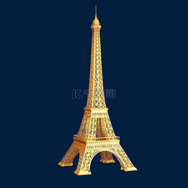 国家地方著名地标巴黎艾菲尔铁塔