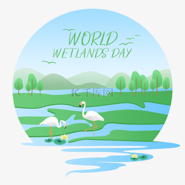 world wetlands day候鸟湿地