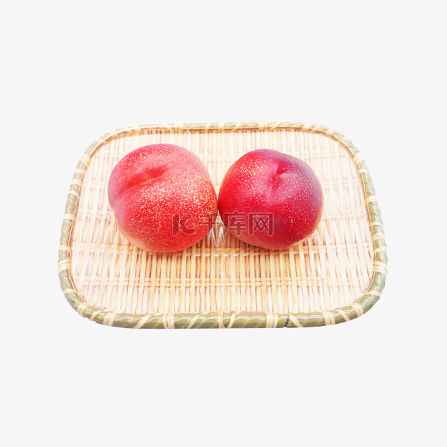 红色水果桃子