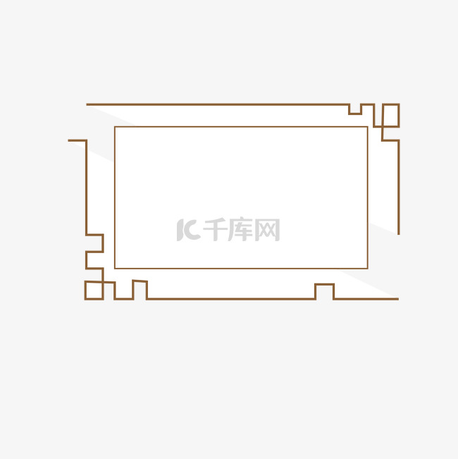 中国风边框对话框