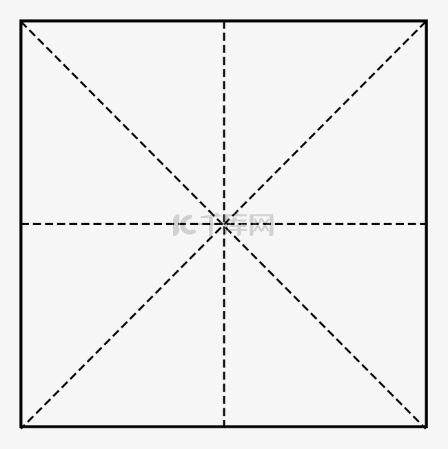 复古黑色田字格