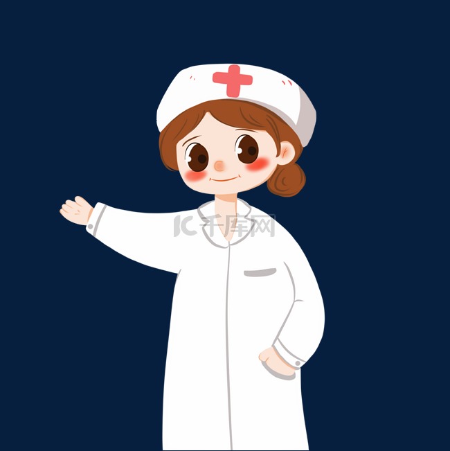 医疗女护士人物