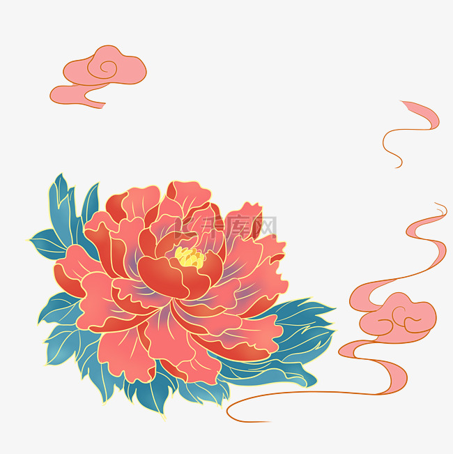 中国风鲜花装饰