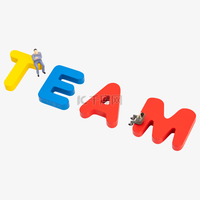 团队team彩色字母