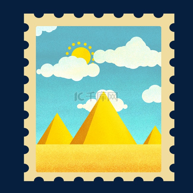 埃及金字塔邮票