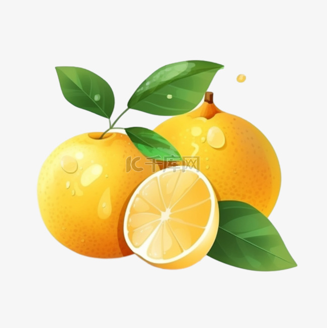 卡通手机夏季水果橙子