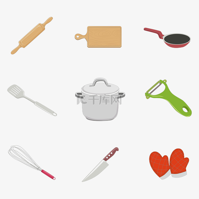 餐饮厨具工具图标