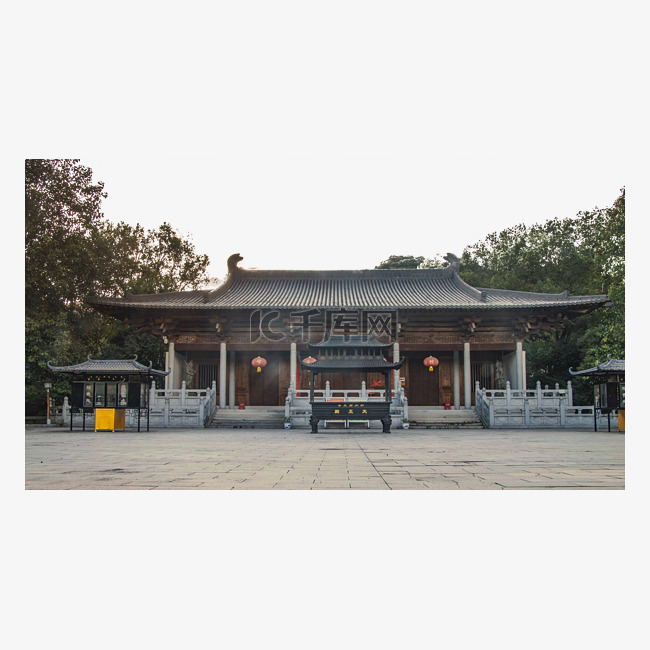 广西省柳州市开元寺古建筑风光景