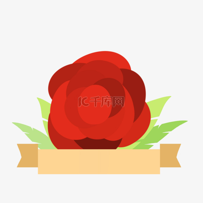 韩国父母节可爱红色玫瑰
