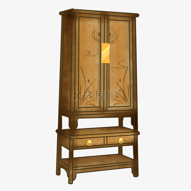 中式古风传统家具衣柜