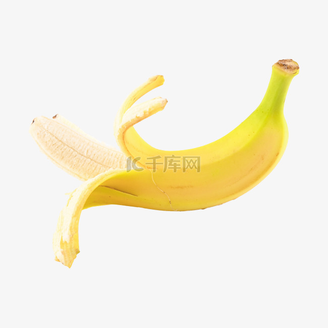 香蕉剥皮黄色