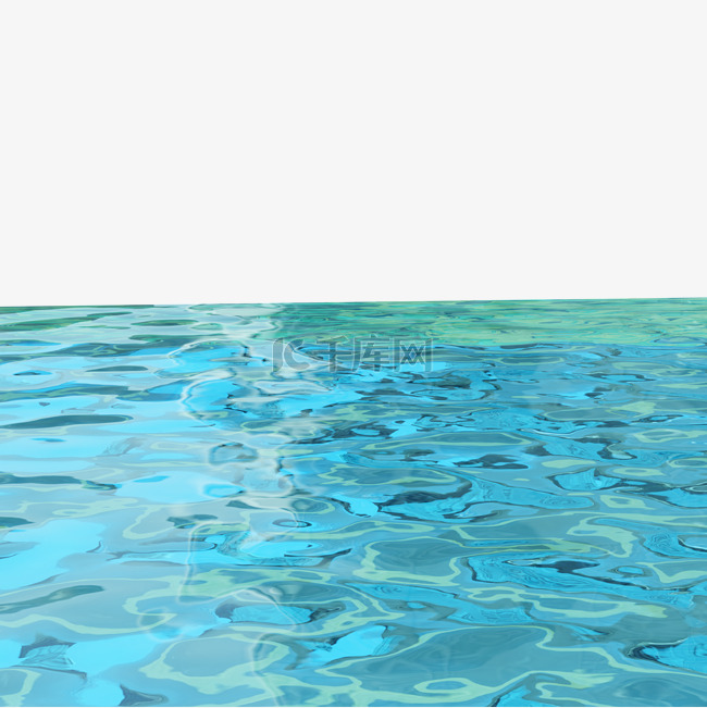 3D立体水面海水