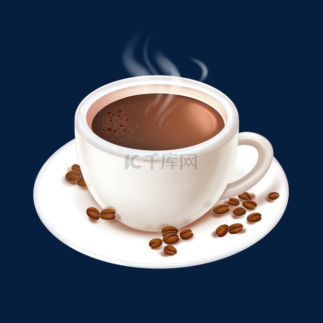 热水热饮热咖啡陶瓷杯具咖啡豆热