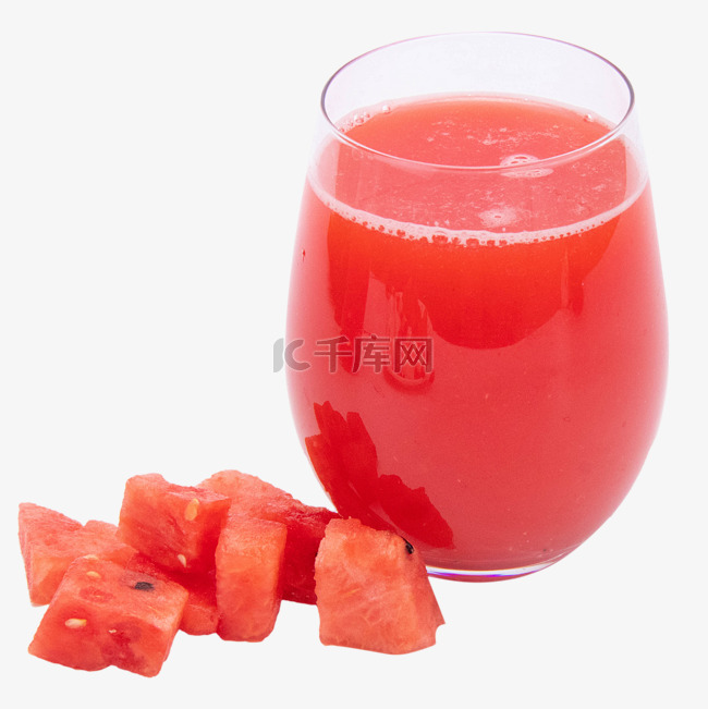 红色西瓜汁果汁
