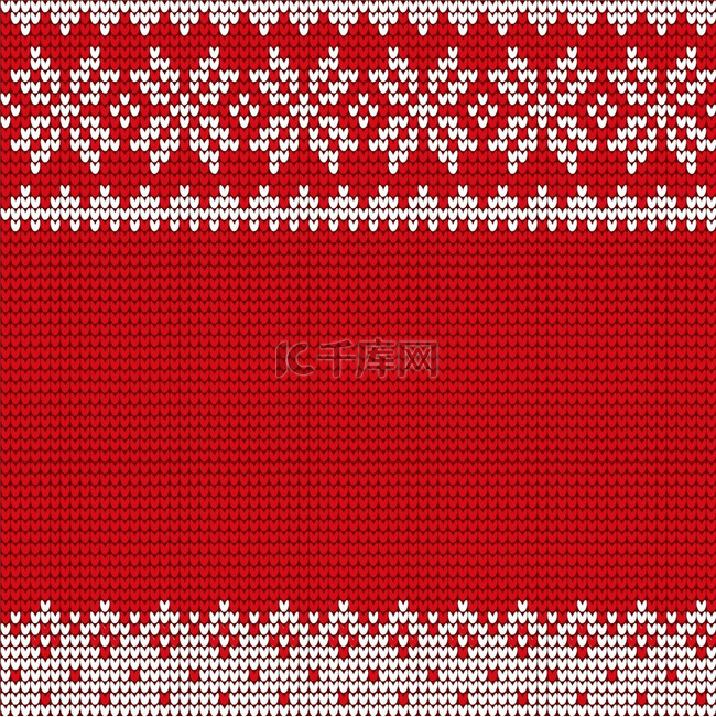 圣诞装饰背景图案矢量红色画布上