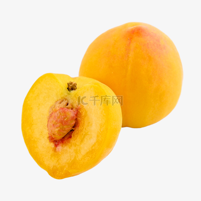 黄桃有机成熟果实