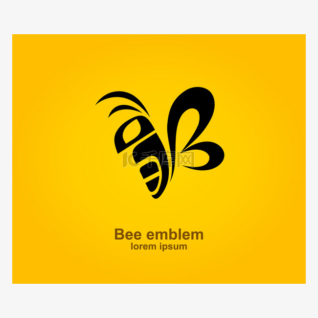 蜜蜂标识设计