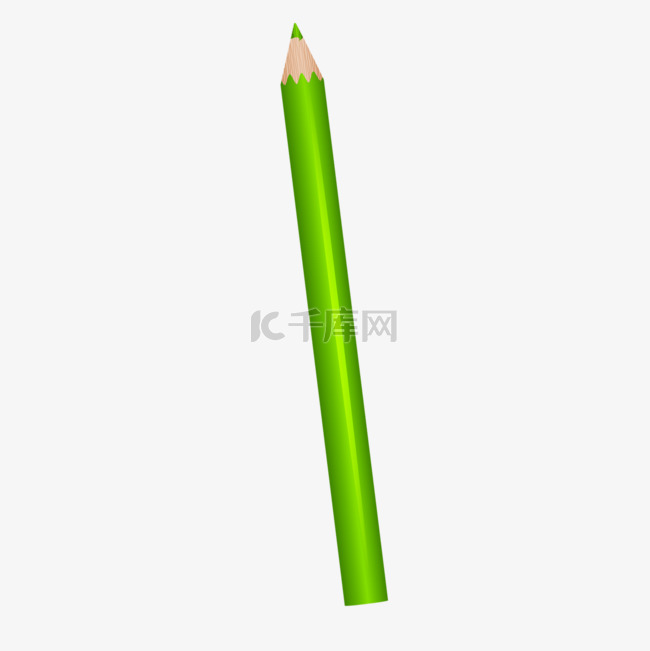 绿色世界艺术日铅笔