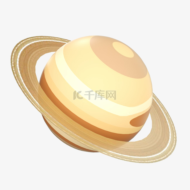 3D立体行星星球土星