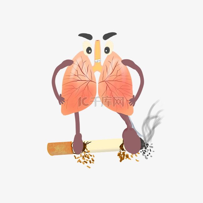 创意肺部禁止吸烟