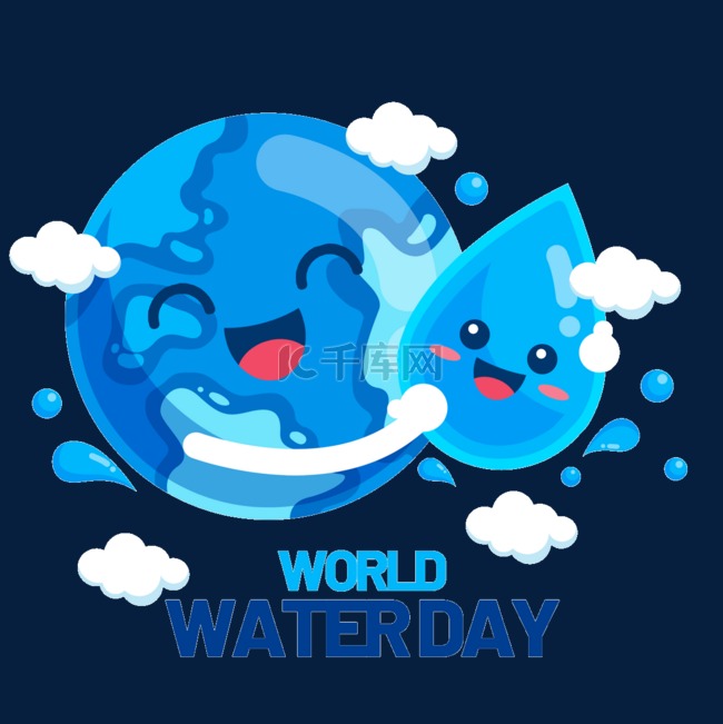 卡通世界水资源日