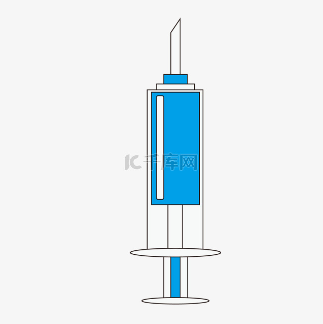 医疗用品疫苗注射器扁平