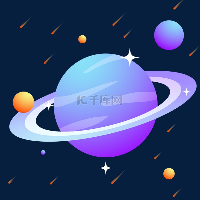 宇宙星空梦幻星球