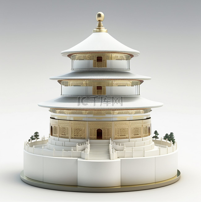 天坛建模宫殿模型
