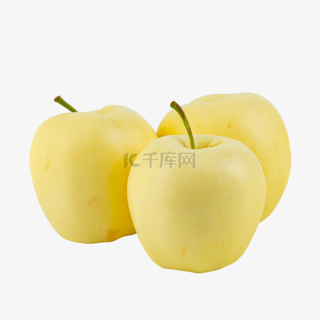 新鲜水果黄苹果