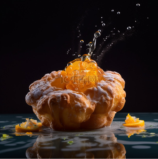 食物甜甜圈橙子产品摄影