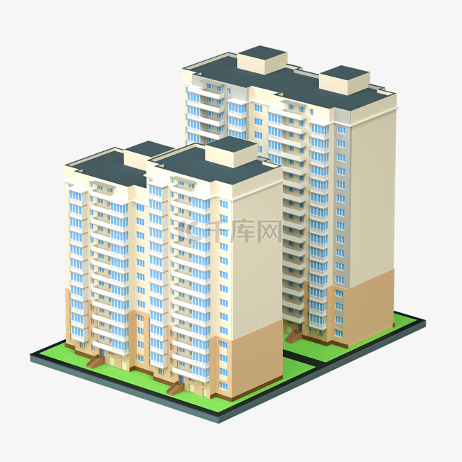 社区小区楼房建筑