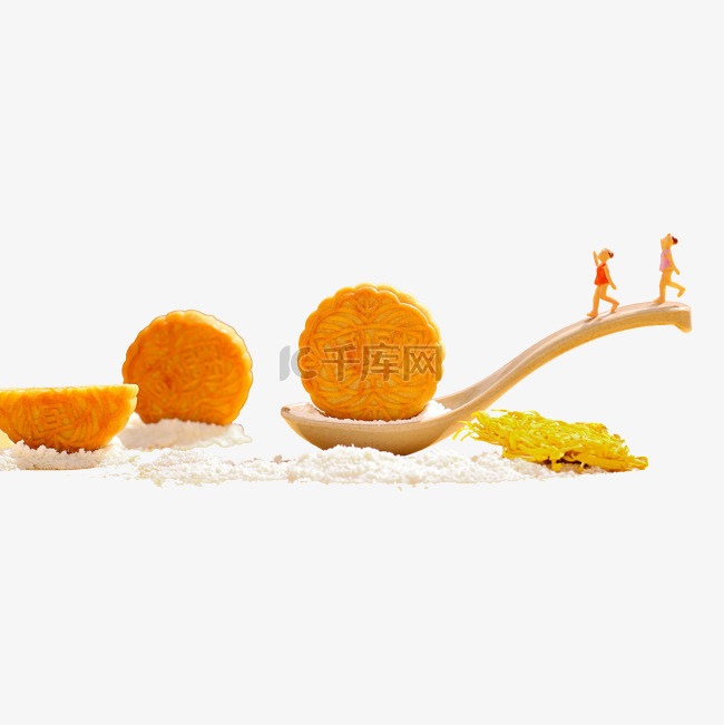 美食中秋节月饼传统节日微观摄影