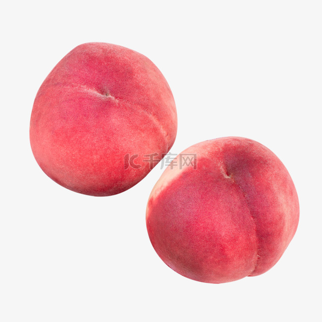 水果桃子夏季食物水蜜桃