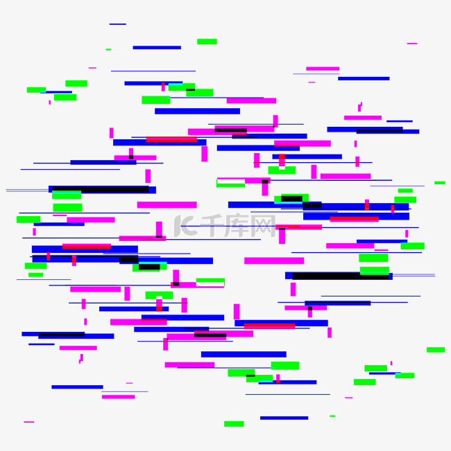 彩色数据故障系统错误马赛克底纹